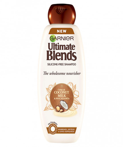Garnier Ultimate Blends Coconut Milk Dry Hair Shampoo 360ml - Nourish and Revitalize Your Hair