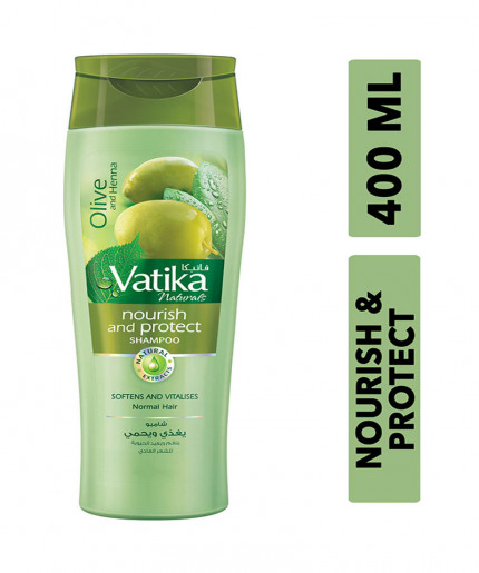 Vatika Naturals Olive and Henna Nourish & Protect Shampoo 400ml