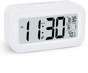 Zover DOL - 2108 Digital Bedside Alarm Clock with Snooze Function, Calendar and Temperature