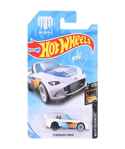 Metal 15 Mazda MX-5 Miata Toy Car - White and Sky Blue