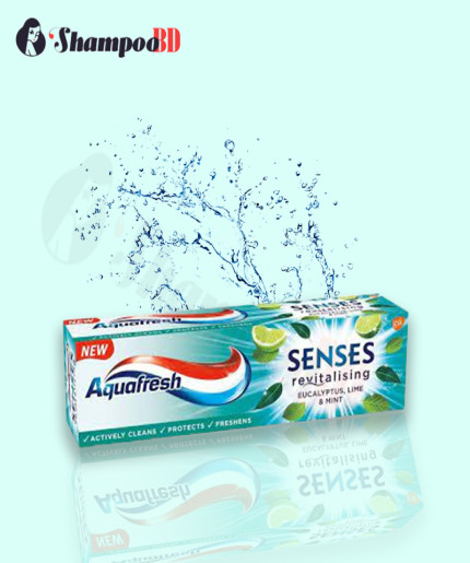 Aqua fresh Senses Revitalizing Eucalyptus, Lime & Mint Toothpast 75ml | colgate max fresh