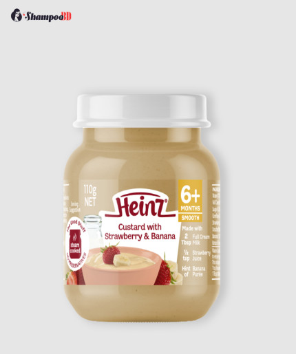 Heinz custard with strawberry,banana 110 gm