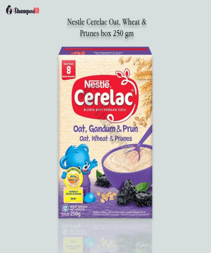Nestle Cerelac Oat, Wheat & Prunes box 250 gm