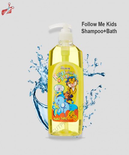 Follow Me 2In1 Kids Shampoo and Bath, Mango Tango, 800ml