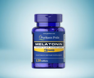 Puritan's Pride Melatonin 3mg Tablets - 120 Count