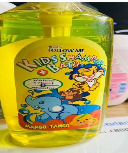 Follow Me 2in1 Kids Shampoo & Bath Mango Tango 800ml