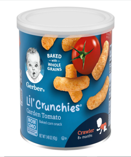 Gerber Lil' Crunchies Garden Tomato 42g