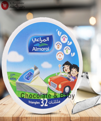 Almarai Triangle Cheese 32 Slice 480g