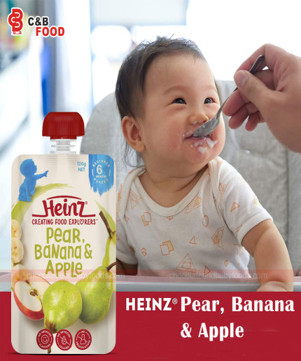 Heinz Pear, Banana & Apple Puree (6+months) 120g