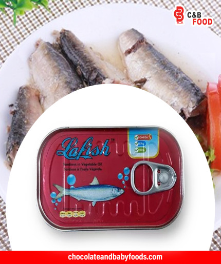 Lafish Sardines In Vegetable Oil 125G