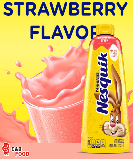Nestle Nesquick Strawberry Syrup 623.6G