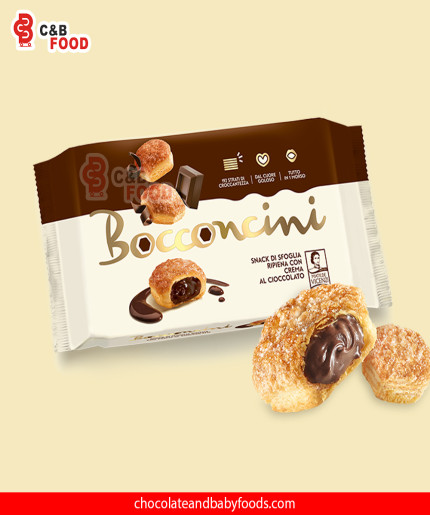 Bocconcini Snack Di Sfoglia Ripiena Con Crema Al Cioccolato 100G