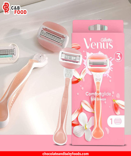 Gillette Venus Comfort Glide Spa Breeze Razor (3 Blades)