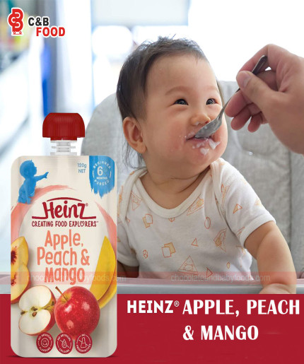 Heinz Apple, Peach & Mango (6months) 120G