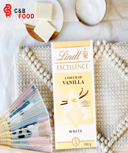 Lindt Excellence A Touch Of Vanilla White 100G
