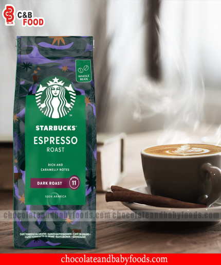 Starbucks Espresso Dark Roast Whole Beans&nbsp;Coffee 200G