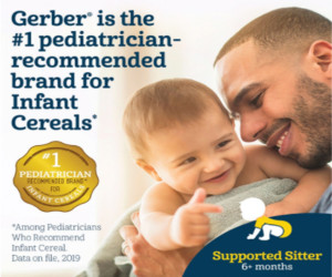 Gerber Probiotic Oatmeal Lentil Peach & Apple Cereal 227gm