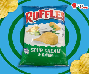 Ruffles Sour Cream & Onion Potato Chips 184.2G