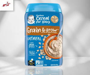 Gerber Grain & Grow Oatmeal cereal 454gm