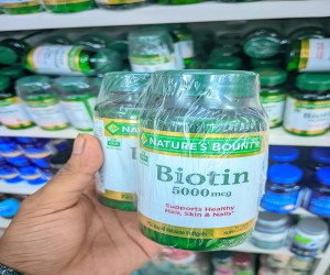 Nature's Bounty Biotin 5000 mcg - 72 Softgels