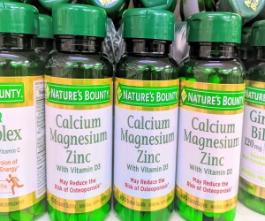 Nature’s Bounty Calcium Magnesium Zinc with Vitamin D3 100 Coated Caplets
