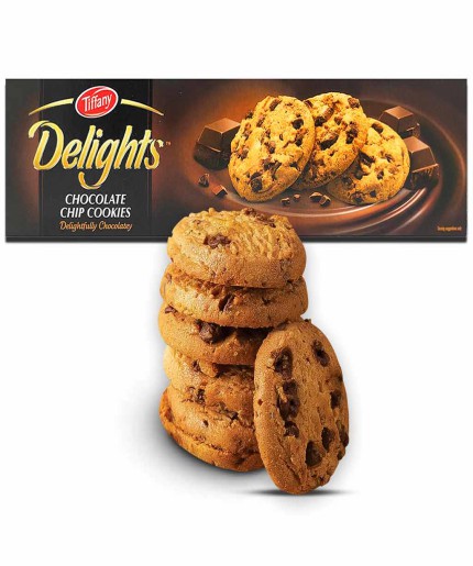 Tiffany Delights Chocolate Crispy Biscuits with Real Chocolate Chips