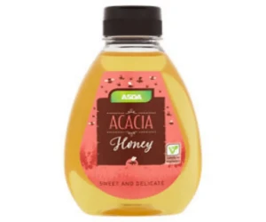 Asda Acacia Honey 340g – Pure Raw Organic Honey for Everyday Use