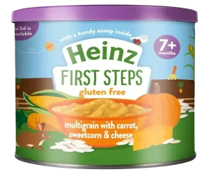 Heinz multigrain with carrot, sweetcorn & cheese dinner