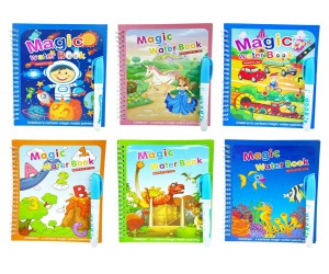 Montessori Toys Reusable Coloring Book Magic Water Drawing Book Painting Drawing Toys Sensory Early Education Toys for Kids