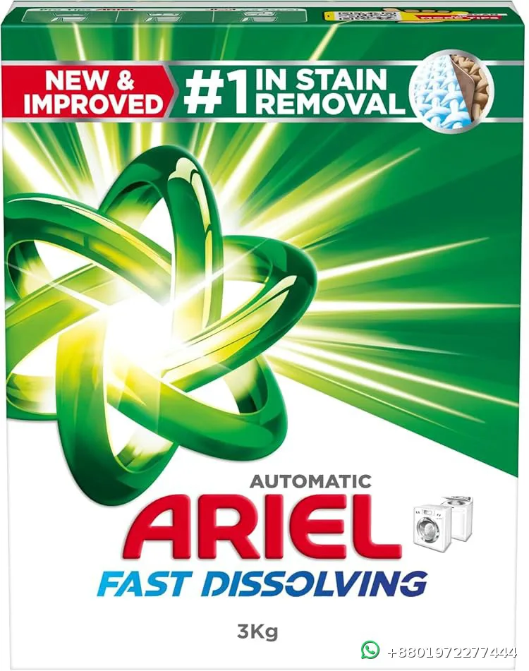 Ariel Fast Dissolving Detergent Powder 3kg
