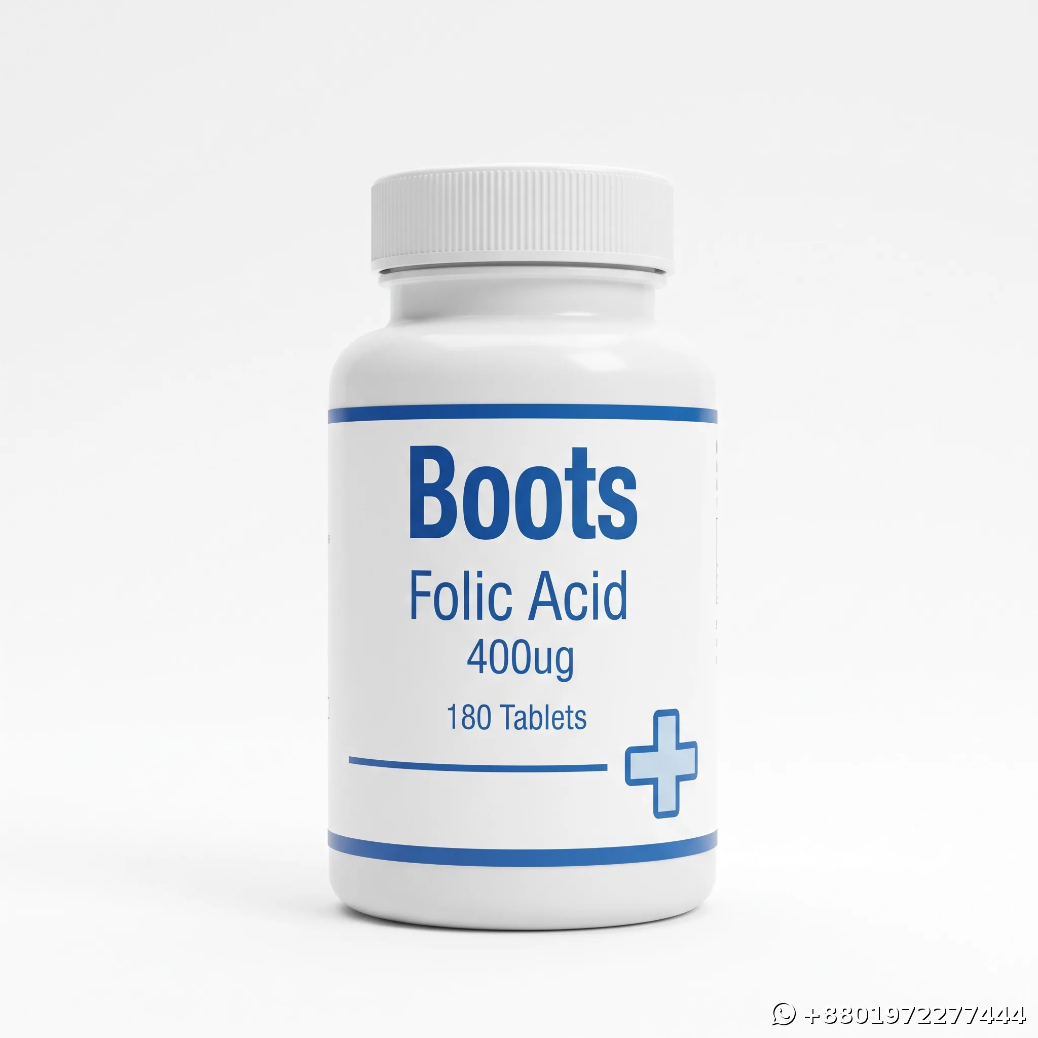 Boots Folic Acid 400 µg 180 Tablets
