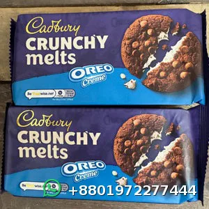 Cadbury Crunchy Melts Oreo Creme 312g (2x156g)