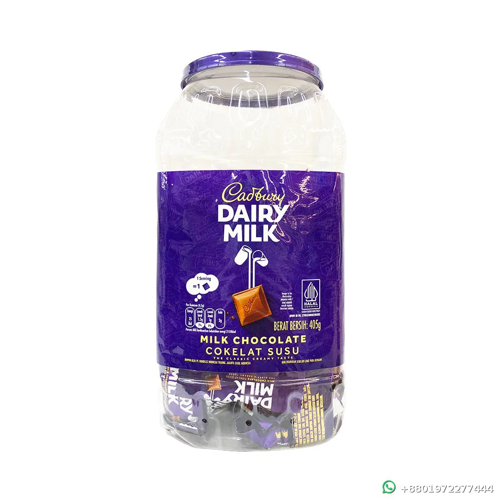 Cadbury Dairy Milk Chocolate 405g Jar