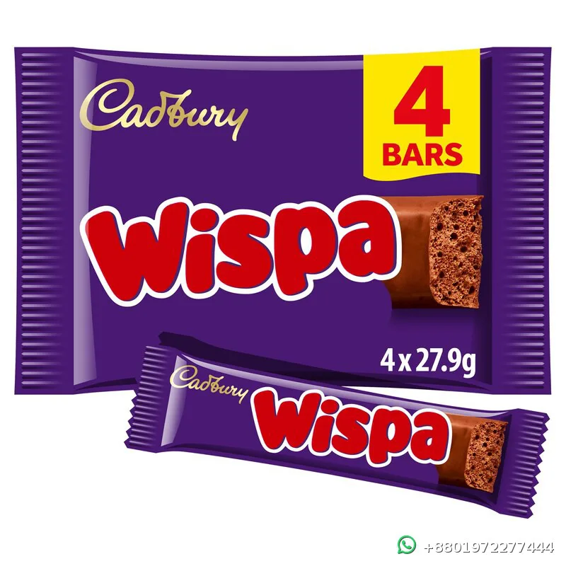 Cadbury Wispa 4 Bars Pack 111.6g