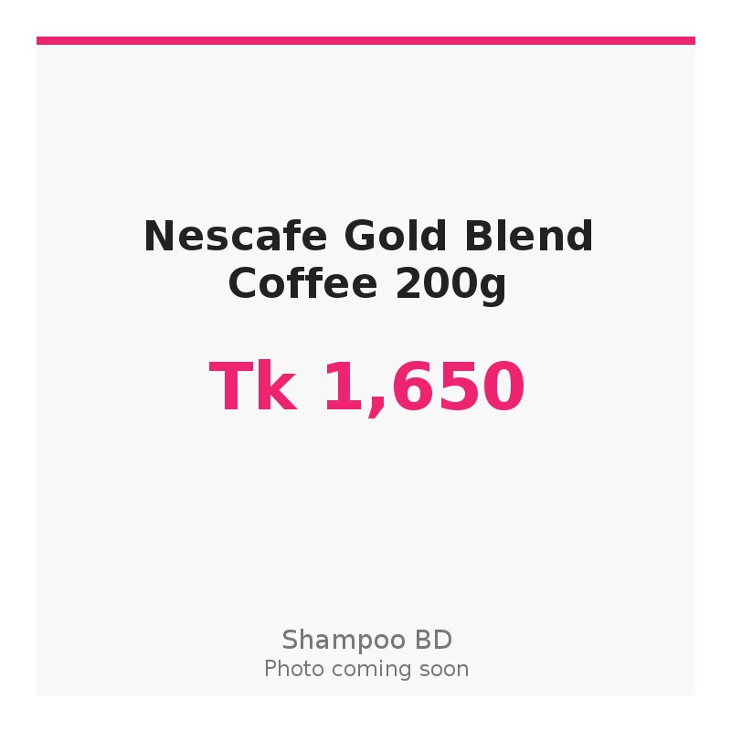 Nescafe Gold Blend Coffee 200g