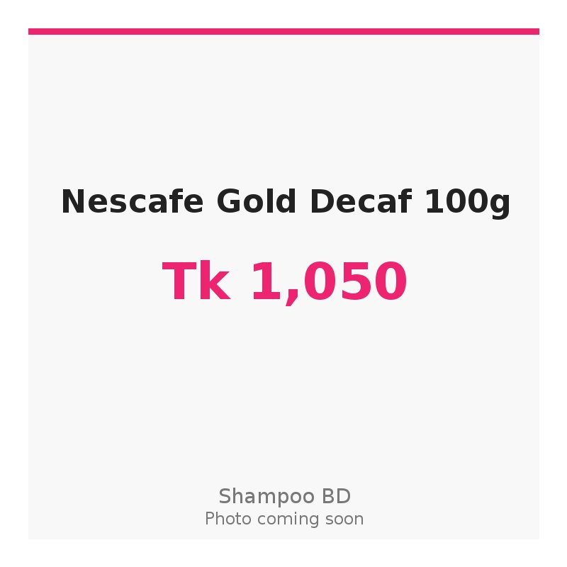 Nescafe Gold Decaf 100g