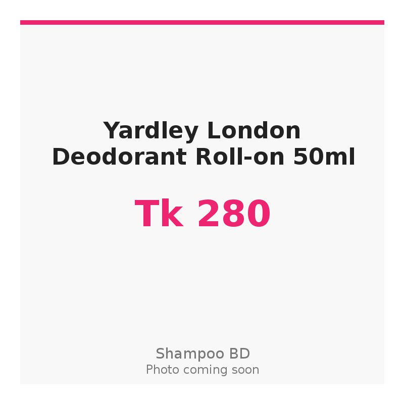 Yardley London Deodorant Roll-on 50ml