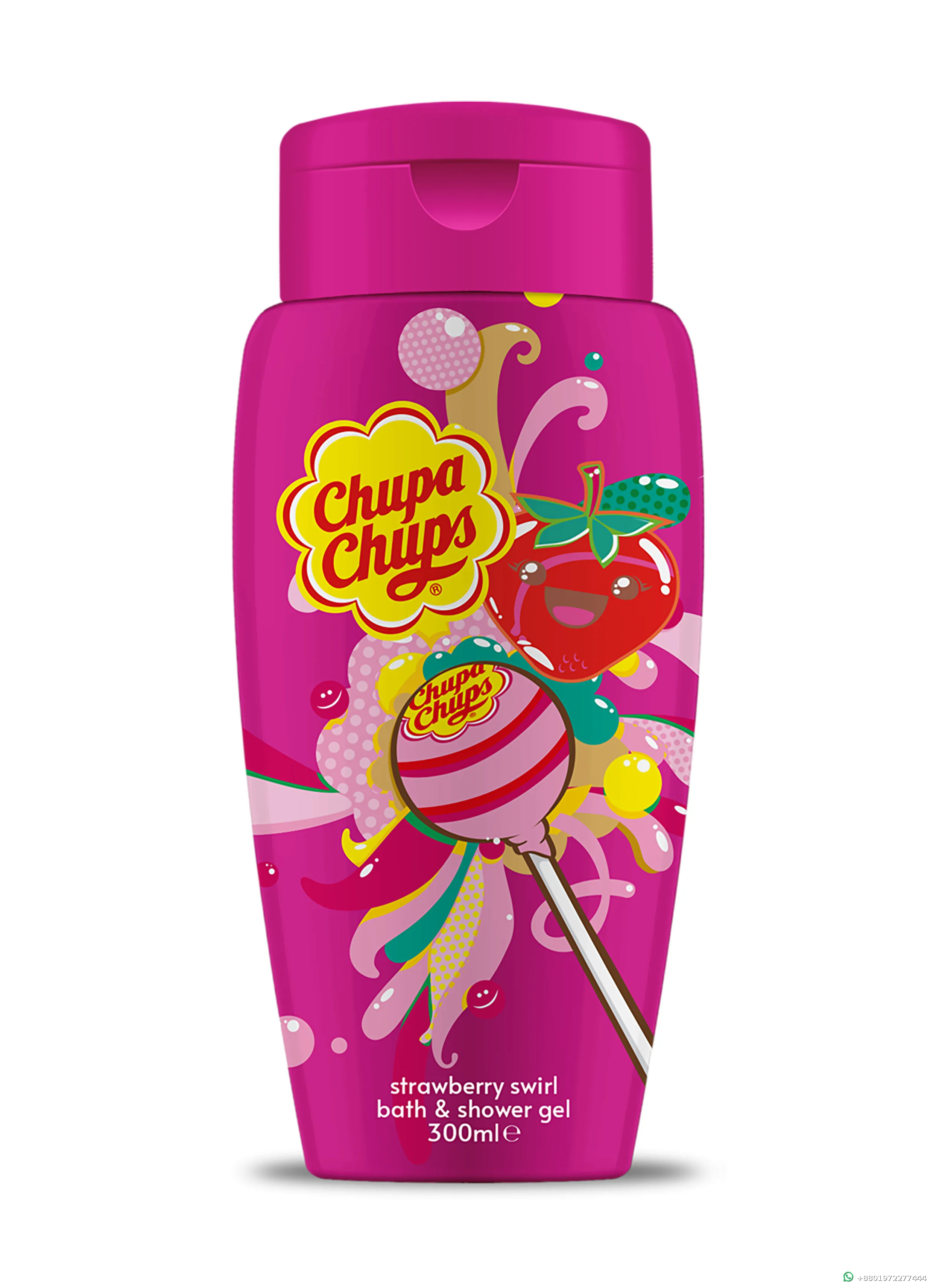 Chupa Chups Bath & Shower Gel Strawberry Scent 300ml