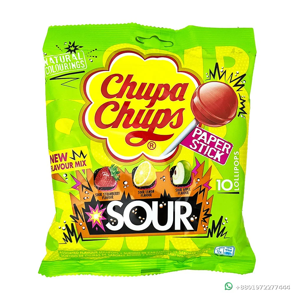 Chupa Chups Sour Infernals Lollipops