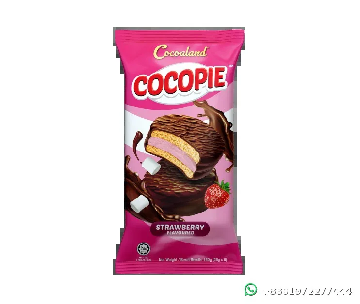 Cocoaland Chocopie with Strawberry 150g