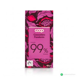 Coop Cioccolato Fondente 99% Cacao Dark Chocolate 100g