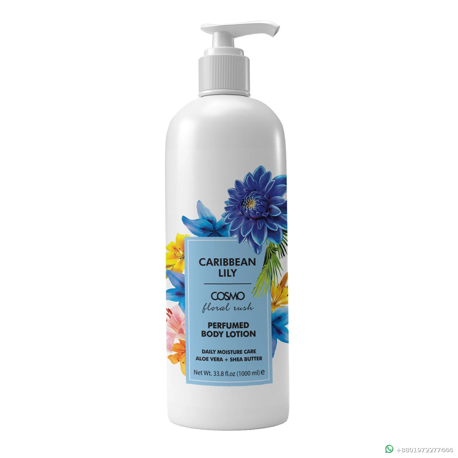 Cosmo Caribbean Lily Perfumed Body Lotion 1000ml