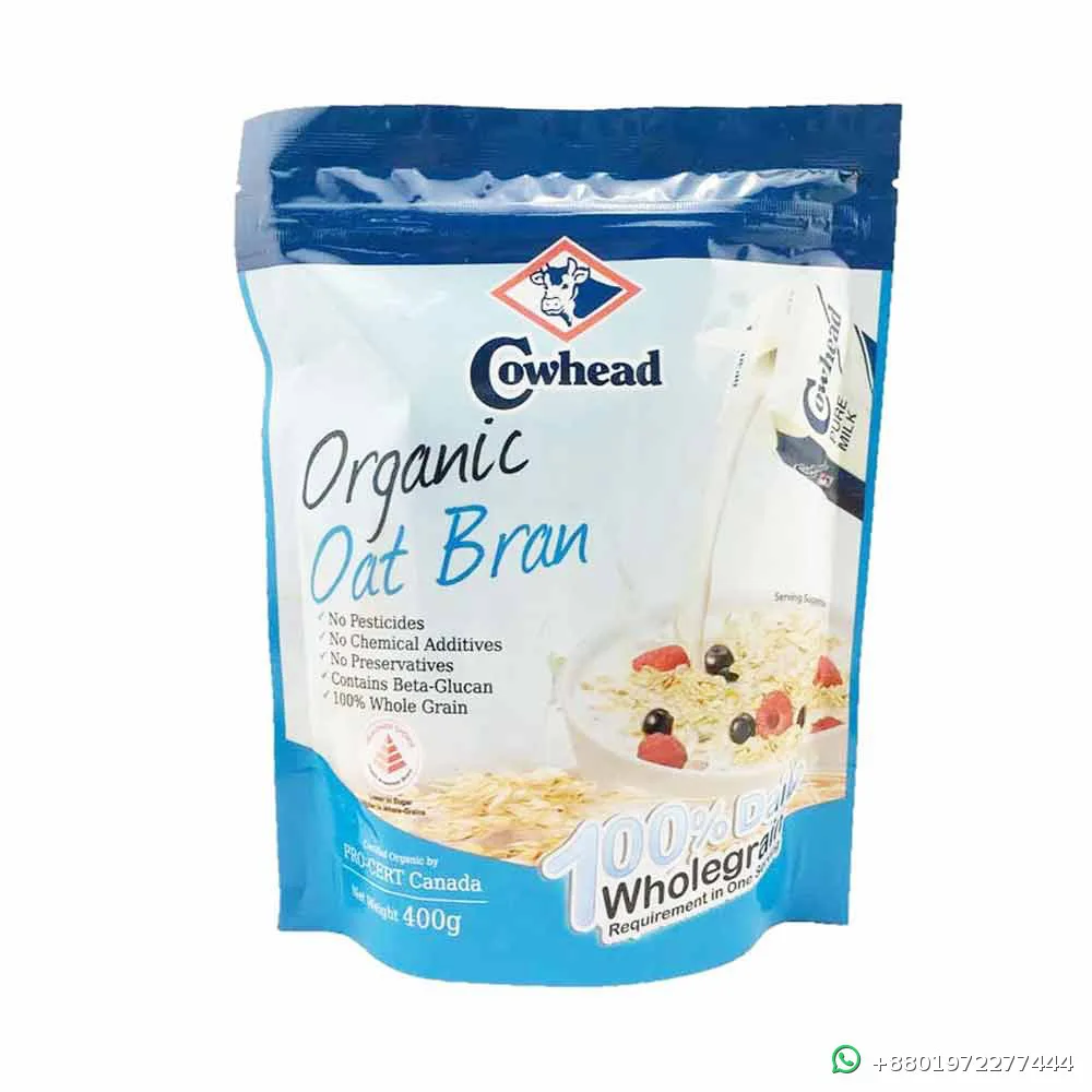 Cowhead Organic Oat Bran 400g