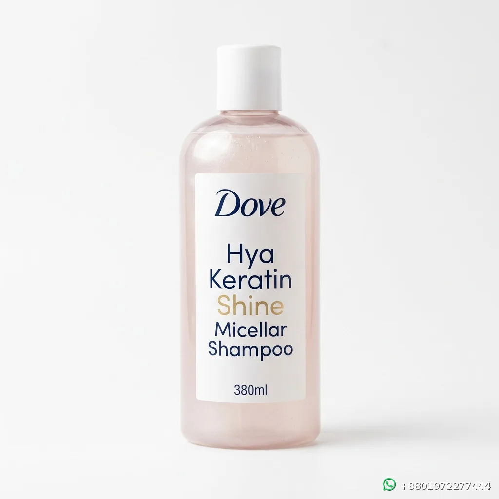 Dove Hya Keratin Shine Micellar Shampoo 380ml