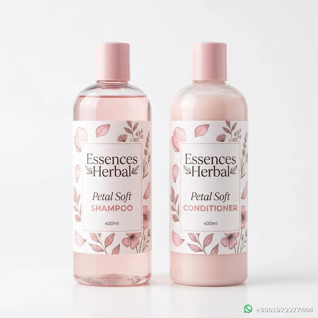 Essences Herbal Petal Soft Shampoo and Conditioner 400ml+400ml