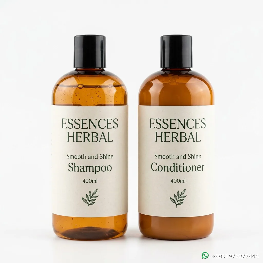 Essences Herbal Smooth and Shine Shampoo and Conditioner 400ml+400ml