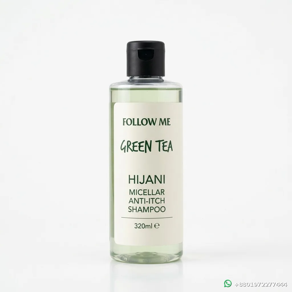 Follow Me Green Tea Hijani Micellar Anti-Itch Shampoo 320ml