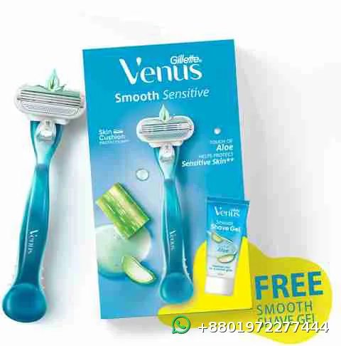 Gillette Venus Smooth Hair Razor With Free Shave Gel