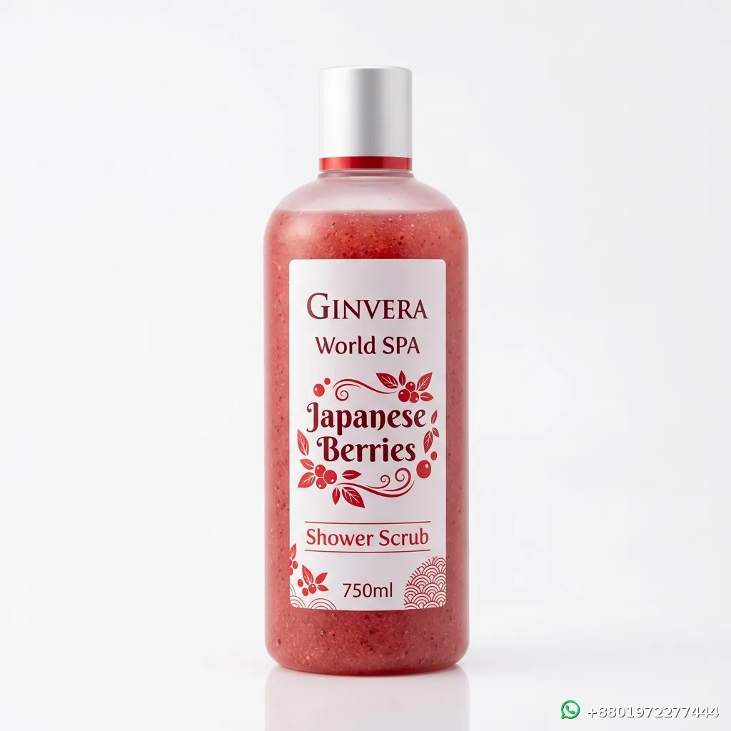 Ginvera World SPA Japanese Berries Shower Scrub