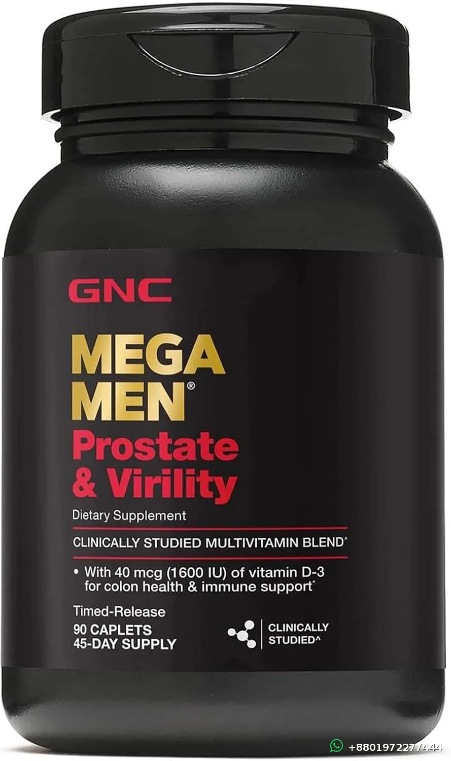GNC Mega Men Prostate & Virility 90 Caplets